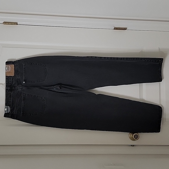 &Denim Size 6 Washed Black 90's Baggy Jeans Ultra High Waist, Gently Used Cond. - Picture 12 of 13